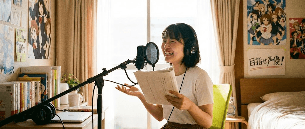 Voice acting practice