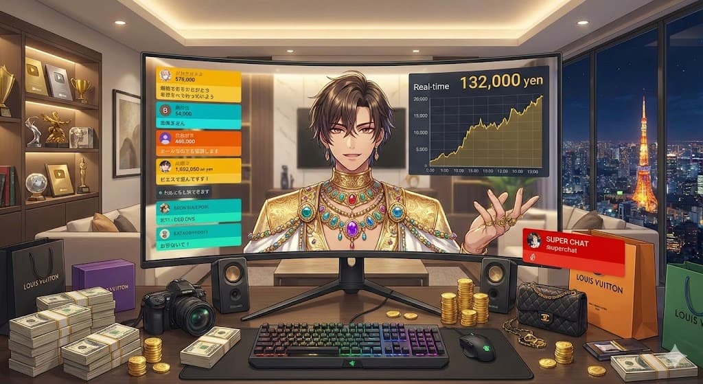 驚愕!ホロライブメンバーの推定年収ランキングTOP8【2026年最新版】